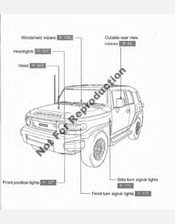 toyota fj cruiser 2010-2011 owners manual